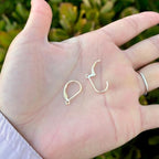2pcs Adabele Real 1/20 14K Gold Filled Strong Leverback Earring Hooks Open Ring Ear Wire Non Tarnish for DIY Earrings Jewelry Making JK1-G - color: 14K Gold Filled, size: 16mm Hook (Open ring) - 2pcs