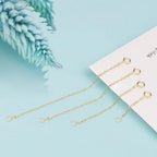 Necklace Extender 925 Sterling Silver Hypoallergenic Chain Extender with Jewelry Clasps, Necklace Bracelet Anklet Extension for Women