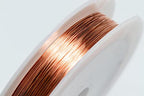 26 Gauge, 99.9% Pure Copper Wire (Round) Dead Soft CDA #110 Made in USA - 25FT by CRAFT WIRE - size: 26 Gauge, style: 25 Feet
