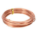 PATIKIL 99.9% Pure Copper Wire for Jewelry Making, 10 Gauge (2.6mm) Copper Craft Wire 14.8 Feet Beading Jewelry Making Supplies for Crafting Wreath Electroculture Gardening - size: 10 Gauge x 14.8 Feet