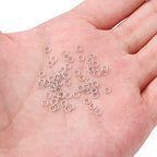 BEADIA Platinum Plated Jump Rings Non Tarnish 3mm 1200pcs for Jewelry Making Findings - color: Platinum, size: 0.5x3mm