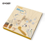 OWDEN 167 Pcs D.I.Y. Hand Stamped kit, Metal Stamping kit and DIY Personalized Stamp Jewelry Gift, Tag and Bracelet Blanks,Great Teenage Birthday Gift, Unique Handmade Jewelry