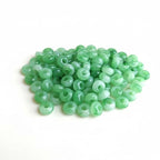 Large Hole Beads for Jewelry Making-100pcs 14mm European Rondelle Spacer Beads,Big Hole Craft for Bracelets(Green) - color: Green