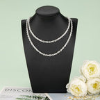 KYUNHOO 16.4 Feet Silver Jewelry Making Chains Bulk on Spool Oval Cable Chain Links for Women Men DIY Crafts with Jump Rings Lobster Clasps Supplies - color: Cable Silver