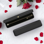KUKUVR 2 Pieces Necklace Pendant Gift Box, PU Leather Jewellry Chain Holder Case for Wedding Day Birthday Anniversary Ceremony for Women (Black) - color: Black