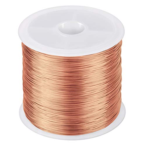 MIKIMIQI 328Ft Jewelry Wire - 26 Gauge Tarnish Resistant Copper Beading Wire for Jewelry Making, 0.4mm X 100m (Rose Gold) - color: Rose Gold