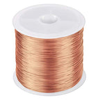 MIKIMIQI 328Ft Jewelry Wire - 26 Gauge Tarnish Resistant Copper Beading Wire for Jewelry Making, 0.4mm X 100m (Rose Gold) - color: Rose Gold
