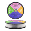 Mandala Crafts Very Strong 0.8mm Elastic String for Jewelry Making - 66 FT Heavy Duty Round Stretchy Clear String Jewelry Fiber Elastic Cord Spool for Decorative Threading Applications - size: 0.8mm 20M 66 Feet