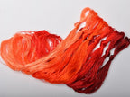 100% Nature Mulberry Handmade Embroidery Silk Thread Woven Jewelry Accessory Artificial Flowers Cross Stitch Floss DIY Sewing Kits 8 Gradient Colors 22m Each (42) - color: 42