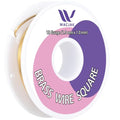 Square Brass Wire 18ga, 30ft – Durable Raw Brass for Crafting and Jewelry - color: 18 Gauge(1.0x1.0mm)