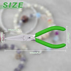 SPEEDWOX 5 inch flat nose pliers mini duckbill pliers fine nose pliers fine nose pliers precision pliers for jewelry making hand tools beading craft craft - style: Mini Curved Nose Pliers Serrated Jaw