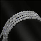 MJDCB 225pcs Natural Small Stone Beads 3mm Blue Moonstone Round Smooth Loose Gemstone Bead for Jewelry Making Bracelets Earrings Necklaces Accessories - color: Blue Moonstone