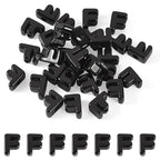 Craftora 30Pcs 20mm Black Large Letter Beads, Acrylic Big Alphabet Beads, Jumbo Initial Letter F Bead with Large Hole for Friendship Bracelets Keychain Bag Charms Shoelaces - color: Letter F