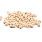 300Pcs 10mm Wood Beads Round Wooden Spacer Beads Unfinished Natural Wood Loose Beads - size: 10