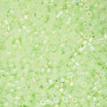 John Bead 25g Cylin Beads Light Green Glow in Dark AB 11/0 Glass Cylindrical Seed Beads for Jewelry Bracelets Necklaces Earrings Making Embroidery - color: Light Green Glow in Dark AB