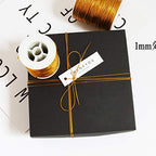 2 Spools 656 Feet Metallic Thread Gold Jewelry Thread Silver Craft String Tinsel String Craft Making Cord - color: Gold and Silver