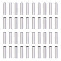 PH PandaHall 500pcs 10mm Stainless Steel Tube Beads Straight Spacer Beads Smooth Tube Loose Beads Connector Findings for Bracelets Necklaces Crafts Jewelry Making, 2mm Hole - size: 10mm long