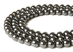 100pcs 10mm Black Hematite Beads Natural Gemstone Beads Round Loose Beads for Jewelry Making - color: Black Hematite, size: 10mm