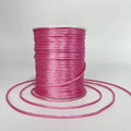 2 mm 330 Feet Satin Nylon Cord String for Jewelry Making Bracelet Necklaces Beading Thread Rattail Macrame Kumihimo Chinese Knot Craft - size: Pink