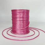2 mm 330 Feet Satin Nylon Cord String for Jewelry Making Bracelet Necklaces Beading Thread Rattail Macrame Kumihimo Chinese Knot Craft - size: Pink