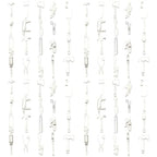 80pcs Bright Silvery New Tool Series Hammer, Wrench, Screwdriver, Measuring Tool Pendant Jewelry Making DIY Keychain Earrings Pendant Various Design Charms for Jewelry Making Bracelets Necklace (SN903) - color: SN903