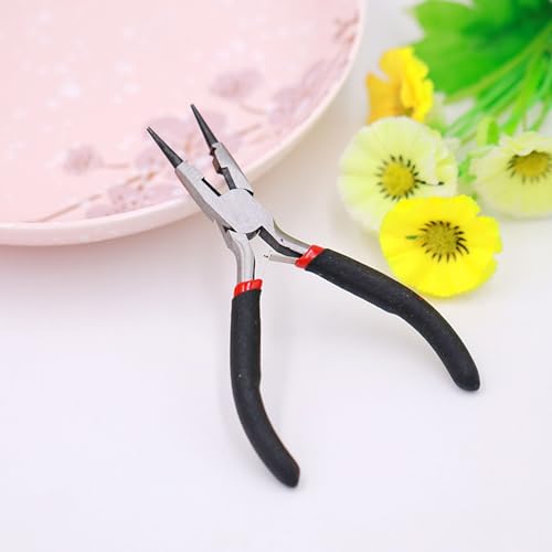 2 Pack Round Nose Pliers Jewelry Making Tools,Round-Nose Pliers for Bending and Looping Wires - style: Jewelry Nose