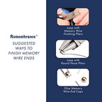 Beadalon Carbon Steel Memory Wire, Round, Large Bracelet, Rose Gold Color, 0.5 oz, Approx. 30 coils - size: Ring, Small, style: 1 oz, approx 300 coils
