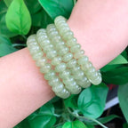 Songxi 5x8mm Natural Green Aventurine Stone Rondelle Beads, 75PCS Spacer Round Loose Abacus Beads for Jewelry Making, for Bracelet Necklace Earrings, Arts and Crafts - color: Green Aventurine