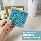 Turquoise Irregular Beads for Bracelet Making - 200pcs 10mm Natural Semi-Precious Gemstone Loose Spacer Beads for Jewelry, Beading, Earrings & DIY Handmade Crafts - color: Turquoise Irregular 10mm