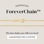 KISPER 24k Gold Cable Link Chain Necklace – Thin, Dainty, Gold Plated Stainless Steel Jewelry for Women & Men with Spring Ring Clasp