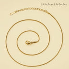 Jabogrii 20 Pack Box Necklace Chain for Jewelry Making Gold and Silver Necklace Bulk Stainless Steel Chain Craft Jewelry with Adjustable Extender for Women - color: Box Chain