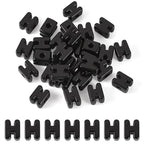 FASHEWELRY 30Pcs Acrylic Letter H Beads with Large Hole Big Plastic Letter Blocks European Beads 3D Letters Chunky Vowel Initial Alphabet Bead for Key Chains Necklace DIY Arts Craft Projects - color: Black, size: H