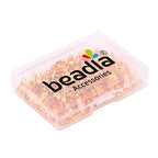 BEADIA 18K Gold Plated End Caps Non Tarnish 4x8mm 200pcs for Jewelry Making Findings - color: End Caps Gold, size: 4x8mm