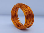 15 Gauge Anodized Aluminum Wire 49 Feet for Jewelry Making Craft DIY（1.5mm,Dark Gold,41517） - color: Dark Gold, size: 15 Gauge