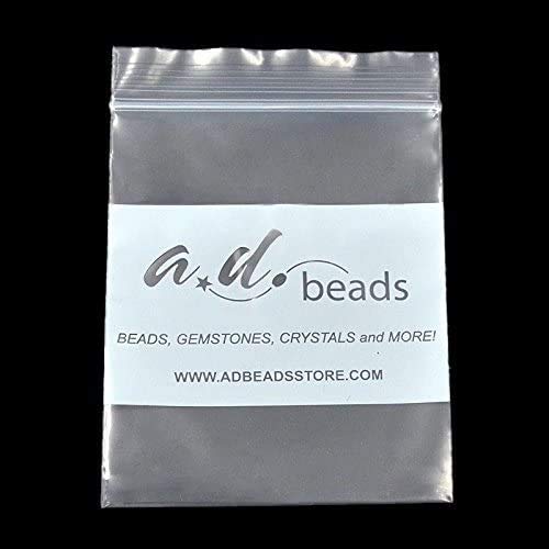 AD Beads Natural Gemstone 10mm Round Loose Beads Big Hole 2mm Sized 30pcs (Green Aventurine) - color: Green Aventurine