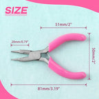 SPEEDWOX 3 Inch Mini Pliers - Round Nose, Wire Looping, Cutter for Jewelry Making & Wire Bending - style: Round Nose Pliers