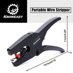 Wire Stripper, knoweasy Wire Stripper Tool with Cutter and 2 in 1 Wire Stripping Tool Works for Electronic,Electric,Automotive from 32 to 7 AWG - style: D3