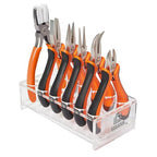 6PCS Jewelry Pliers Set with Acrylic Pallet, Needle Nose Pliers, Wire Cutters, Nylon Jaw Pliers etc. Jewelry Making Kit Tools for DIY Jewelry Repair, Wire Wrapping, Beading and Earring Crafts