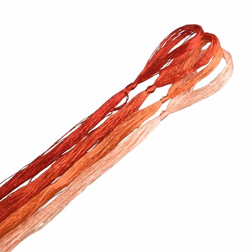 4 Skeins Mulberry Silk Floss Embroidery Thread Floss-Cross Stitch Threads China Silk Woven Jewelry Threads DIY Sewing Kits (05) - color: 05