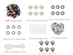 1000pcs 8MM Glass Bead Sets for Jewelry Making Kit Bracelets Beads Supplies,Imitative Jade Beads Crystal Spacer Beads Bracelet Loose Bead Sets for Jewelry Making DIY Crafts - size: 8mm Mixed Set