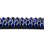 RayLineDo® 47Pcs 8mm Natural Blue Lapis Lazuli Stone Round Beads Loose Beads Wholesale for Jewelry Making - color: Blue Lapis Lazuli, size: 8mm
