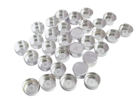 925 Sterling Silver Round Shape Bezel Cups, Silver Bezel Cups, Cab Bezel, Cabochon Setting.
