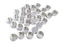 925 Sterling Silver Round Shape Bezel Cups, Silver Bezel Cups, Cab Bezel, Cabochon Setting.