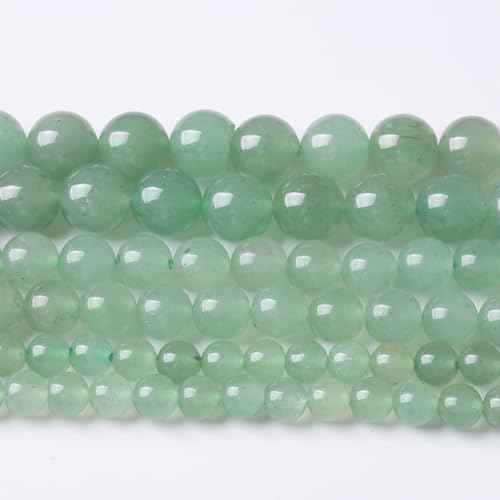 Green Dongling Stone Beads for Jewelry Making DIY Bracelet Necklace 1 Strand 15.5inch 4MM - color: Green Dongling stone, size: 4MM