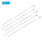 PATIKIL 500Pcs Flat Head Pins for Jewelry Making 50mm Stainless Steel Flat Head Pins Jewelry Head Pins for Craft Earring Bracelet Necklace Pendant Supplies 22 Gauge Silver - size: 50mm