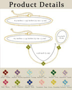Gold Hand Chain Bracelets for Women Trendy Dainty Birthstone Clover Charm Ring Bracelet Hand Chain Set Non Tarnish 14K Gold Plated Stackable Finger Bracelets for Women Birthday Jewelry Gifts - color: 08. August(Peridot)