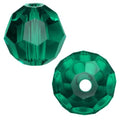 100pcs Adabele Austrian 4mm (0.16 Inch) Small Faceted Loose Round Crystal Beads Emerald Green Compatible with 5000 Swarovski Crystals Preciosa SS2R-424 - color: Emerald Green, size: 4mm Small (100pcs)