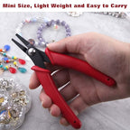 5.5 Inch Mini Flat Nose Pliers Thin Duckbill Pliers with Smooth Jaw for Jewelry Craft Making Beading Hobby Work Craft Supplies - style: Flat Nose Pliers