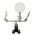 NEIKO 01902 Adjustable Helping Hand with Magnifying Glass, Third Hand Solder Aid, Soldering Wire Station Stand with Dual Alligator Clips and a Heavy Base, Beading & Jewelry Making Tools, Solder Holder - style: Helping Hand