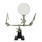 NEIKO 01902 Adjustable Helping Hand with Magnifying Glass, Third Hand Solder Aid, Soldering Wire Station Stand with Dual Alligator Clips and a Heavy Base, Beading & Jewelry Making Tools, Solder Holder - style: Helping Hand